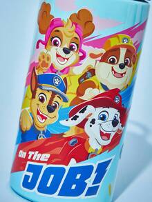 SHEIN | PAW Patrol 16 盎司/500 毫升不锈钢卡通图案钢绝缘防漏，配有吸管盖和硅胶吸管，男孩和女孩均可轻松使用，非常适合露营和学校使用。 - 藍色 - 查看 9