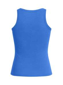 Emporio Armani Women's Vest Blue - Blue - View 2