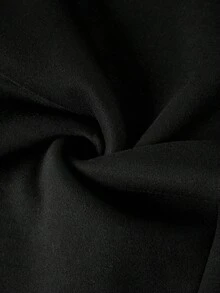 Amorya Women's Elegant High-Waisted Black Thermal-Lined Pants, Suitable For Daily Wear And Multiple Occasions, Autumn - Black - View 14