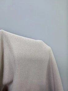 BamGleam Women's Letter & Striped Drop Shoulder Long Sleeve Zip-Up Casual Loose Sweatshirt, Autumn/Winter - Khaki - View 8
