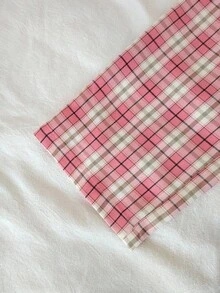 2pcs Girls' Casual Heart Pattern Plaid Print Long Sleeve Top And Pants Loungewear Set Girls Pajama Set Cute Pjs Set Girls Lounge Set Plaid Pajama Set Girls Pajamas Fall Winter - Multicolor - View 8