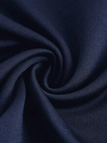 SHEIN Essnce Women's 3 Pieces Tracksuit Set, Ribbed Mock Neck Partial Zip Long Sleeve T-Shirt, Sports Bra Camisole, High Waist Leggings, Women's 3 Pieces Set, Leggings And Bustiers And Overalls - Navy Blue - View 12