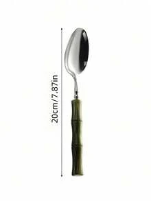 Cirelle Bộ dao nĩa bằng thép không gỉ màu xanh lá cây Creamics hình tre cao cấp Bộ dao nĩa sang trọng Phong cách Thanh lịch Bền Chống gỉ Dễ dàng vệ sinh Hiện đại Độc đáo Tinh tế Cao cấp Sang trọng Kiểu dáng đẹp Bàn ăn tiện dụng Sử dụng hàng ngày Quà tặng tụ họp Thiết kế cao cấp trang nhã | Nĩa trái cây, Nĩa bạc Creamics, Thìa và nĩa bạc nhà bếp, Nĩa dài, Đồ dùng nĩa, Bộ nĩa thìa, Nĩa thịt, Bộ thìa và nĩa, Nĩa, Nĩa, Nĩa thép không gỉ, Nĩa trái cây - Nhiều màu - Xem 7
