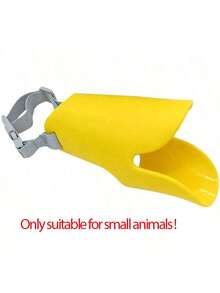 1pc Anti Bite Duck Mouth Shape Dog Mouth Covers, Soft Duck Silicone Mouth Cover With Adjustable Strap, Small Medium Dogs Muzzle Masks Best For Prevent Barking, Biting, And Chewing