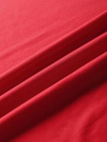 EMERY ROSE Vintage Red Merry Christmas Solid Color T-Shirt, Retro Christmas T-Shirt, Merry Christmas Red, Holiday T-Shirt