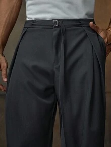 AXEPEAK 男士秋季百褶口袋休闲宽松裤 - 灰色 - 查看 6