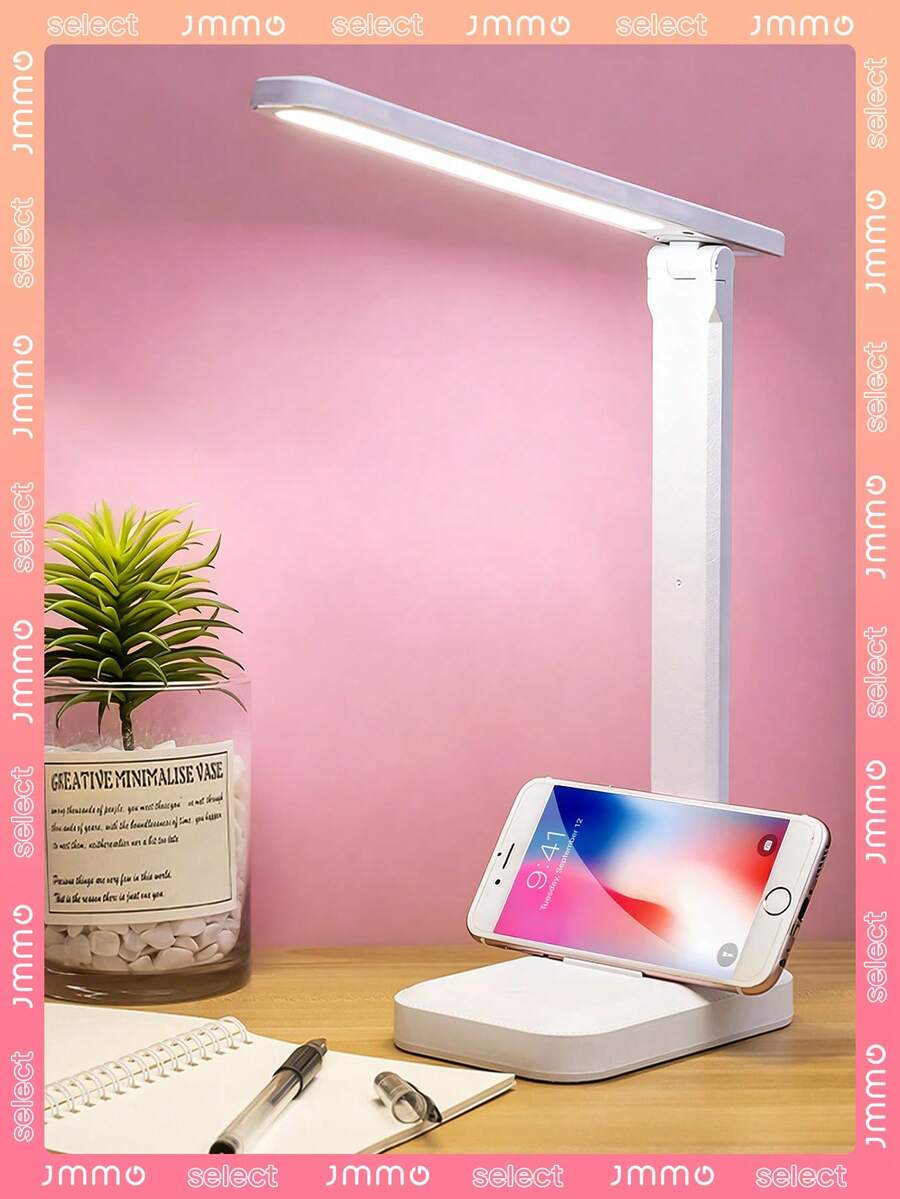 JMMO Led辦公桌燈,保護眼睛,適用於學習閱讀,書寫專用,臥室床頭燈,宿舍插座桌燈
