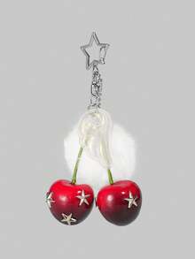 ROMWE Kawaii 包袋饰物 - 紅色 - 查看 3