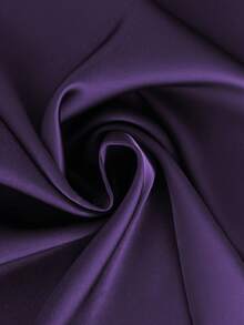 GlowEve 女式蝴蝶结领褶无袖衬衫 - 紫色 - 查看 5