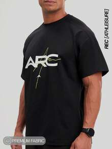 ARC Men's Unrestricted Motion Top | Quick-Dry 4-Way Stretch Moisture Wicking | Confident Lifestyle Fit - Black - View 3