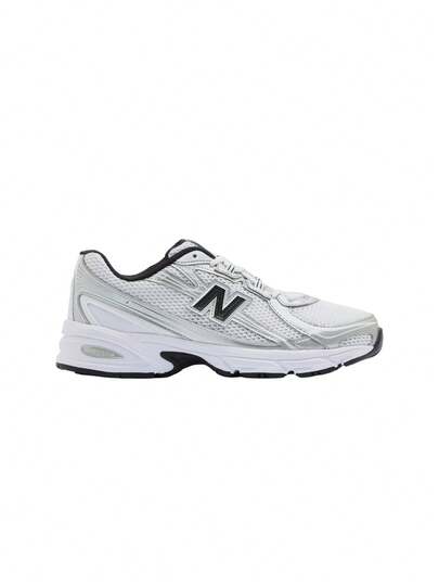New Balance 740 Men's Casual Athletic Shoes White / Silver Metallic / Black U740NW2