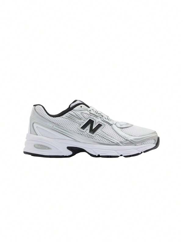 New Balance 740 Herren Casual Sportschuhe Weiß / Silber Metallic / Schwarz U740NW2