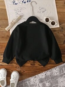 TEENAGE MUTANT NINJA TURTLES | SHEIN 秋季款小男孩休闲龟背印花圆领运动衫 - 白色 - 查看 2