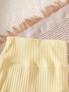 SHEIN 6pcs/Set Soft Cotton Casual Baby Bodysuit, Newborn Long Sleeve Bodysuit And Pants, Suitable For Autumn/Summer