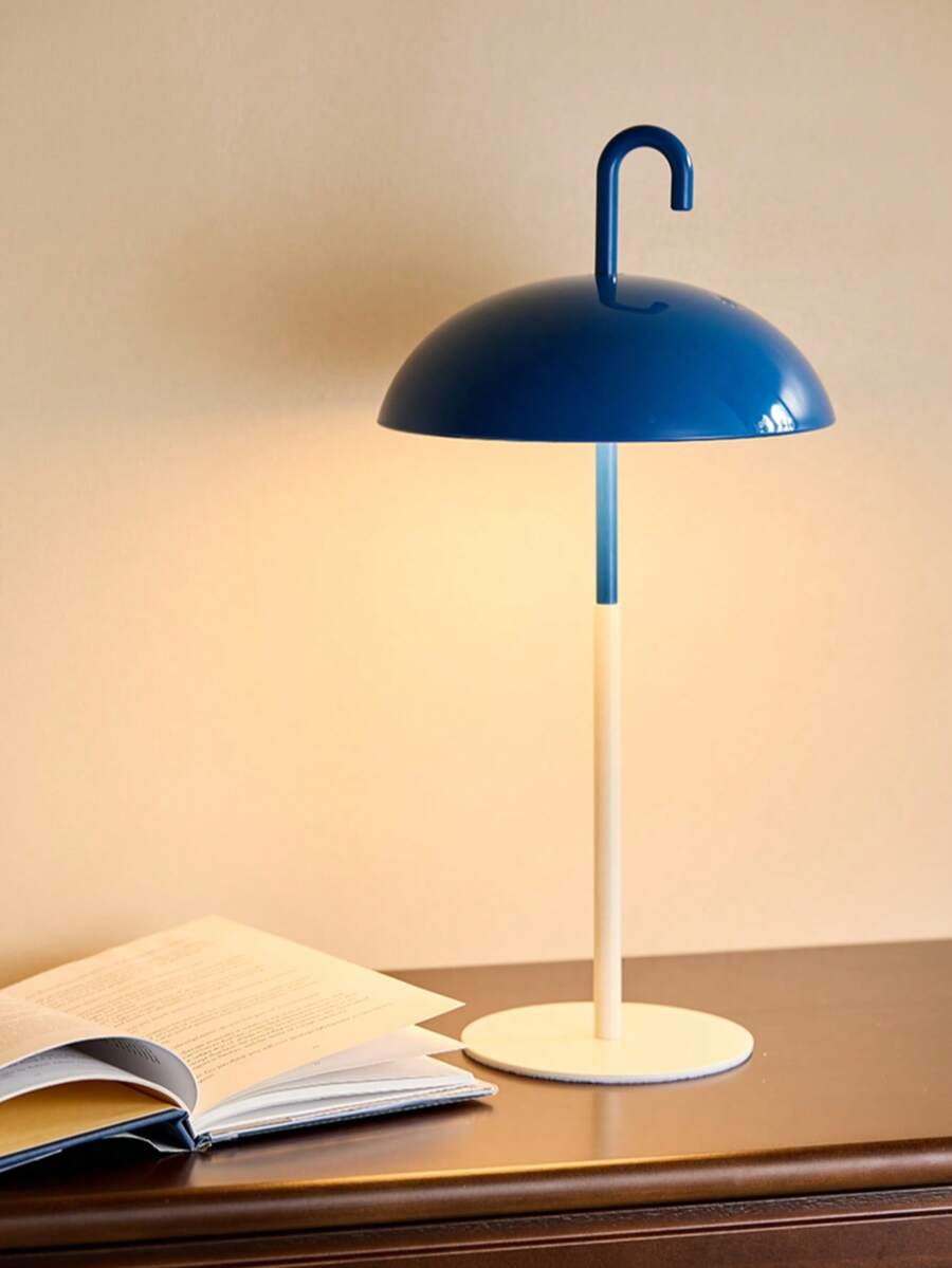 Cirelle 1 chiếc đèn bàn phong cách Bắc Âu hiện đại với thiết kế móc treo sáng tạo, đèn tạo không khí cho gia đình, đèn ngủ, đèn quầy bar, đèn bàn làm việc, ý tưởng quà tặng hoàn hảo, có các lựa chọn màu xanh dương, đỏ và xanh lá cây. - Một cỡ - Xem 1