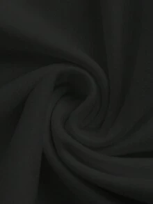 SHEIN EZwear 2 piezas Camisetas de manga larga casuales y minimalistas de talla grande en negro, para otoño/invierno