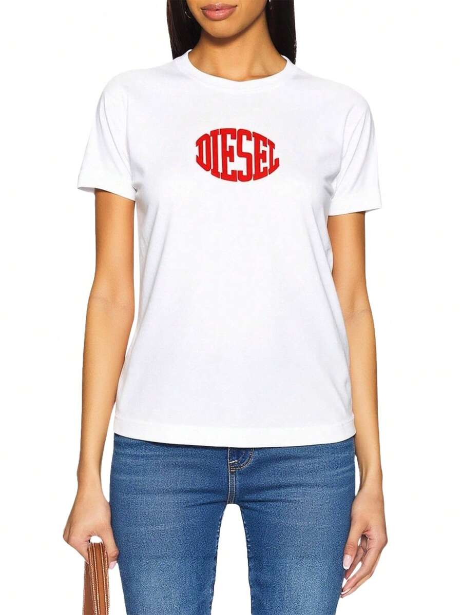 Diesel Women's T-Shirts White - White - View 1