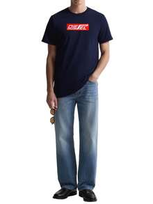 Diesel Men's T-Shirts Navy Blue - Navy Blue - View 3