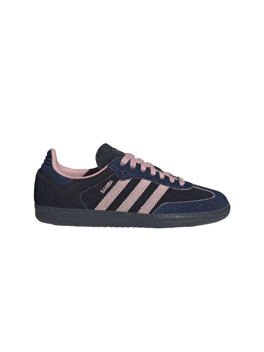 Adidas Samba OG Women's Sneakers Core Black / Wonder Mauve / Night Indigo JS1406 - 核心黑/奇妙紫/夜靛藍 - 查看 1