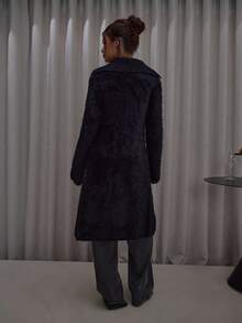 MUSERA Áo cardigan dáng rộng, cổ gập, khóa kéo, chất liệu len mềm mại, phong cách đường phố, dễ thương, thanh lịch, giản dị, gợi cảm, thích hợp đi chơi, dự tiệc, sang trọng. - màu đen - Xem 2