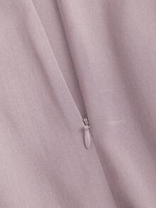 Sweetra 女士优雅通勤A字裙，垂坠修身效果，春秋季 - 淺粉色 - 查看 4