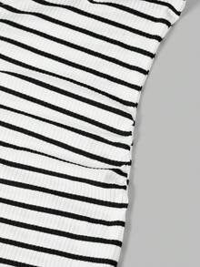 Modmama 孕妇装圆领休闲无袖连衣裙 - 藏蓝色 - 查看 15