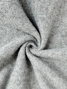 SHEIN Young Girl Loose Casual Minimalist Comfortable Crew Neck Sweatshirt And Pants Set - Grey - View 3