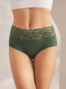 Ocili Women's Comfortable Lace Patchwork Panties