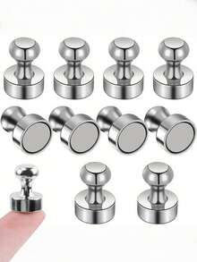 5/10/20 件强磁金属磁铁适用于家庭办公室白板冰箱整理多用途耐用强力 DIY 工艺品五金工具存储展示架 - 彩色 - 查看 4