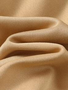 Cozy Pixies 3pcs/Set Young Boy Solid Color Knit Soft Crew Neck Long Sleeve Pullover Sweatshirt, Elastic Waist Jogger Pants, Sleeveless Vest Tan Outfit Kids Boy Clothes Set Winter Boys Autumn Winter Casual Two Piece Set - Multicolor - View 10