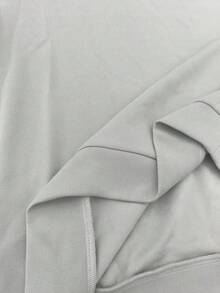 STYNVO 男士撞色饰边运动衫和运动裤套装，喇叭形针织运动裤两件套，秋季服装 - 灰色 - 查看 7