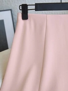Franclia Women's Elegant Slim-Fit Colorblock Skirt, Stylish Design For Casual - Multicolor - View 5