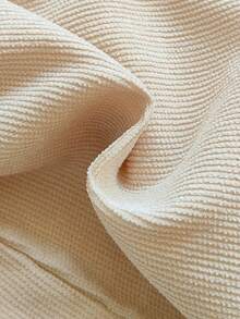 Vintaside Kids 3 件套灯芯绒印花荷叶边松紧腰直筒裤，适合婴幼儿女孩