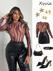 Xyvia Halloween Women Tops - Multicolor - View 1