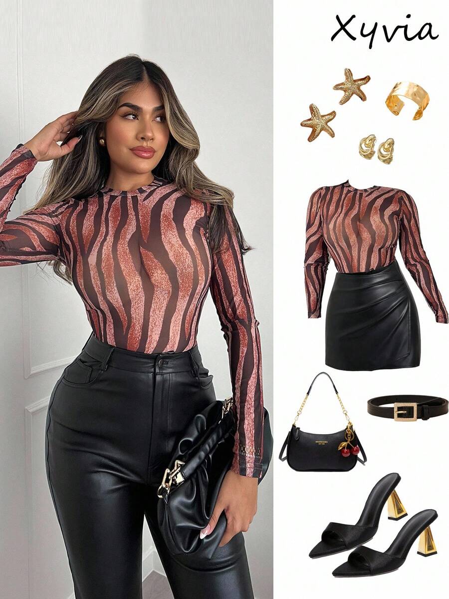Xyvia Halloween Women Tops - Multicolor - View 1