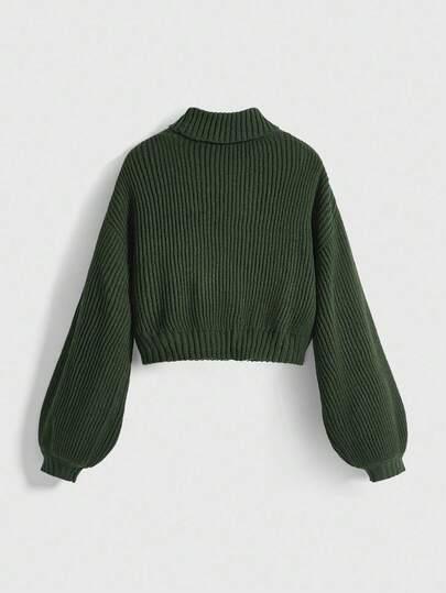 Fairycore Pull col roulé à épaules tombantes avec broderie de style Mori féerique : papillon, champignon, plante, lune, étoile, renard