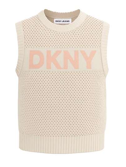 DKNY Women's Vest Beige