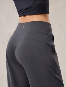 OutZeal 女士柔软高腰直筒运动裤，带口袋，适合日常休闲秋冬穿着