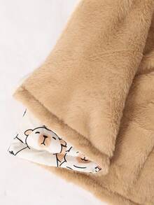 1 Áo khoác gió dài tay họa tiết da báo có thể đảo ngược cho bé gái, phù hợp cho mùa thu/đông - Màu Khaki - Xem 10