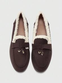 CUCCOO BIZCHIC Women's Casual Slip-On Flat Athletic Sneakers - Chocolate Brown - View 2