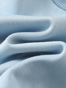 Cozy Pixies 2 pezzi/Set Tuta in maglia con fodera in pile per bimbo/bimba piccolo, maglione con grafica a lettere e pantaloni jogger in vita elastica, comoda per uso quotidiano, adatta per autunno/inverno, interno, esterno, sci, ritorno a scuola, quotidiano, sport, gioco, festa, festival, Ognissanti, Natale, Capodanno