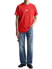 Diesel Women's T-Shirts Red - Red - View 3
