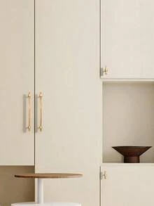 1 件实木橱柜抽屉把手 - 现代简约山毛榉木和黑胡桃木把手，北欧风格衣柜木制旋钮 - 彩色 - 查看 16