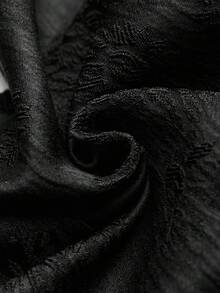 Glamine Top de mujer sin mangas con cuello en V con estampado jacquard, borde con efecto de burbujas, tirantes tipo espagueti y silueta con volante para el verano