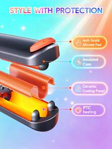 JMMO 海滩宝贝卷发器，升级离子卷发棒，卷发器，2 筒卷发器，防烫伤，百万离子和快速波浪，智能定时器和 13 个可调节温度，易于使用，适合女性的美发工具，毕业生日假期夏季秋季 Y2K 时尚化妆化妆品除草派对海滩旅行露营户外学校校园节日装饰礼物 - 欧盟插头 - 灰色 - 查看 7