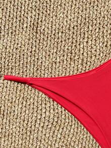 Swim Basics Summer Beach Thong Bikini Panty