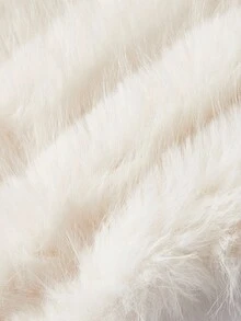 SHEIN MOD 1pc Women's Elegant Casual Versatile White Faux Fur Shawl With Decorative Rhinestones,New Year Dress,Graduation Outfit ,Wedding,Prom Outfit ,Halloween Costumes,Christmas Outfit Women, Fancy Outfits, Christmas Clothes,Party Outfit