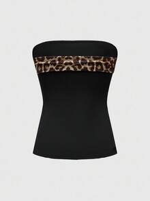 ROMWE Grunge Punk Sexy Multi-Piece Black & White Solid Color Crop Top For Women - Multicolor - View 7