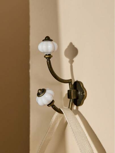 Cirelle Single Wall Mount Size Zinc Alloy Vintage Style Rust Resistant Heavy Duty Antique Bronze Hook For Home Decor DIY Project Vintage Metal Accessories Wall Hanging Rustic Ornamental Decor