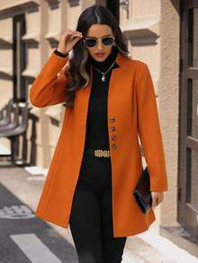 EMERY ROSE 女士休闲度假立领修身夹克